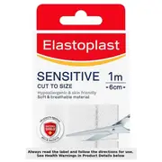 Elastoplast Sensitive Hypoallergenic Dressing 6cm x 1M (Cut to Size) 1 Pack