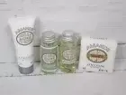 L'occitane Amande Almond Soap Supple Oil Milk Concentrate Travel Size Lot France