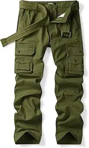 [Lanesra] Womens Cargo Pants,Outdoor Casual Camoflage Camo Military Combat Work Hiking Pants with Pockets
