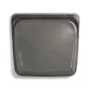 Stasher Silicone 828ml/19cm Reusable Sandwich Bag Storage Travel Pouch Black