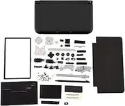 Longzhuo Full Housing Case, 3DS XL Replacement Housing, 3DS XL Shell Replacement, Cover Shell Repair Parts, Full Set Replacement Case Kit for Nintendo 3DS XL Replacement Parts (Black)