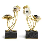 Michael Aram Anemone Candleholders, Set of 2