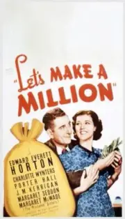 Let's Make A Million poster Edward Everett Horton Charlotte Wynt 1936 OLD PHOTO