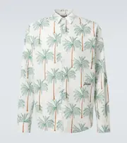 [Jacquemus] Jacquemus Simon printed cotton shirt UK 16 white