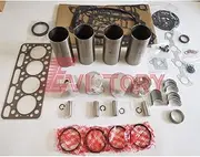 for KUBOTA V1703 Overhaul Rebuild kit Cylinder Liner Piston Ring Complete Gasket kit Bearing Set