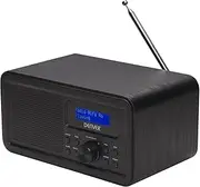 Denver DAB-30 DAB+ Radio with FM Tuner and Alarm Function, Black