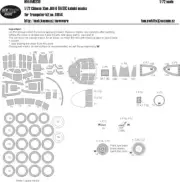 New Ware 1/72 scale CHINESE XIAN JHU-6 BASIC paint masks for Trumpeter NWAM0239