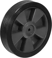 Wheels Roller Wheels Kitchen Cart Wheels Grill Wheel Wheels Heavy Duty Heavy Duty Cart Wheels Replacement Wheels Outdoor Pizza Oven Accessories Rubber Wheels Black Plastic