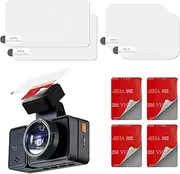 Pack of 8 Dash Cam Adhesive Pads & Antistatic Films, Adhesive Pad Set for Car Dashcams - Double-Sided, Extra Strong, Transparent, VHB Tape for Windscreen & Dashboard