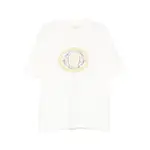 [Drole De Monsieur] Drole De Monsieur Oval-frame Logo T-shirt S NEUTRALS