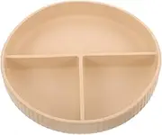Ipetboom Divided Plate Tray for Cafeteria Portion Control Durable Easy to Clean Lunch Holder for Adults for Camping Picnics and Food Service Use