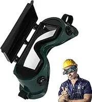 Welding Safety Glasses, Brazing Goggles, Eye Protection Grinding Plasma Cutting Brazing Flipping Up Glasses Dustproof for Soldering Torching