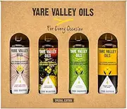Yare Valley Oils, Gift/Selection Box, For Every Occasion - The Topper, The Roaster, The Dipper, The Dresser, (4x100ml)