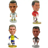 在飛比找蝦皮商城精選優惠-4 件裝 Ronaldo 7 號足球可動人偶,適合球迷禮物或