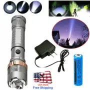 Outdoor Super Bright LED Tactical Lotus Flashlight Rechargeable LED Work Light
