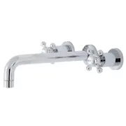 Kingston Brass KS802.BX Metropolitan Wall Mounted Tub Filler - Chrome