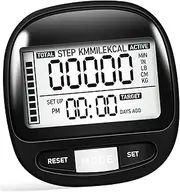 ibasenice Portable Step Counter Pedometer with Digital Display Accurate Sensor Technology Lightweight Clip Design for Fitness Tracking Durable Construction for Walking and Exercise