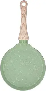 Crepe Pan, Nonstick Pan for Crepes Omelette Tortillas, Dosa Tawa Tortilla Pan, Griddle Pancake Pan for Roti Indian, Induction Compatible (Green Small Size)