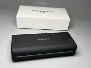 New Givenchy Case Matte Black Hard Leather Original Gift Box