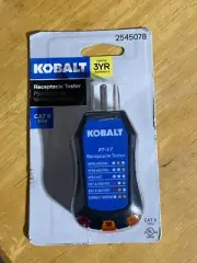 Kobalt Receptacle GFCI Outlet Tester Brand New