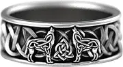 [VOLURE] Finger Joint, Ring Toe Ring,Rings,Sterling Silver Anxiety Ring For Women Adjustable Open Cubic Zirconia Ring For Anxiety Relief Size 8 Rings for Teen Girls