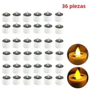 10pcs Solar LED Tea Lights Waterproof Rechargeable for Garden and Home Decoration Flameless Tealights for Party 2PCS YellowLight