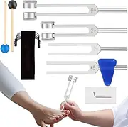 Tuning Forks for Healing - Multipurpose Frequency Healing Devices,Portable Metal Instruments for Students Doctors Nurses Workers Musicians