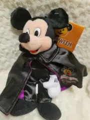 Vampire Mickey Mouse Disneyland Paris Halloween Disney bean bag plush mbbp