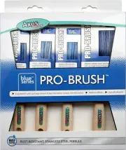 Axus Decor Blue Series Pro-Brush x4 Set 1.5Inch / 2 X 2Inch / 3Inch AXU/BBS4