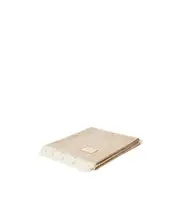 fringed blanket One size light brown