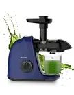 Jocuu Slow Masticating Juicer With 2 Modes, 90% Juice Yield BLUE