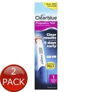 2 x Clearblue Early Preg Test 1Pk