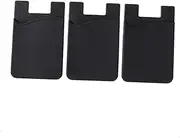CTIRCHIU 3Pcs Adhesive Phone Holder Wallet Creative Back Sticker Case for Id Credit Cards Design for Easy Access