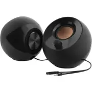 Pebble 2.0 USB-Powered Desktop Speakers with Far-Field Drivers and Passive Ra...