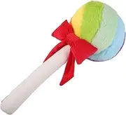 ORFOFE Giant Lollipop Plush Pillow Cute Candy Cushion with Bow Adorable Decorative Throw Pillow for Bedroom Playroom Birthday