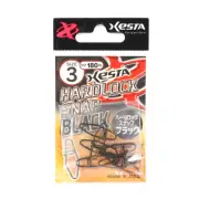 Xesta Hard Lock Snap Black Size 3 180 lb , 7 pieces (4783)