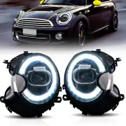 VLAND Pair LED Headlights For 2007-2015 Mini Cooper R56 R57 R58 R59 W/Sequential (for: Mini)
