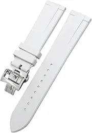 [KAVJU] FKM WatchBand 19mm 20mm 21mm 22mm For Vacheron Constantin Colorful Soft Fluorine Rubber Watch Strap Butterfly Clasp