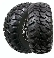 2 New GBC 25x10x12 25x10R12 10-Ply Kanati Mongrel Radial UTV SXS Tires
