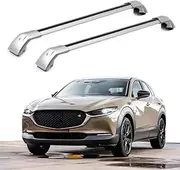 TINIANHHCT Cross Bars Lockable Fits for Mazda CX-30 CX30 DM 2019-2025 with Flush Side Rails Roof Rack Cargo Luggage Carrier, Silver