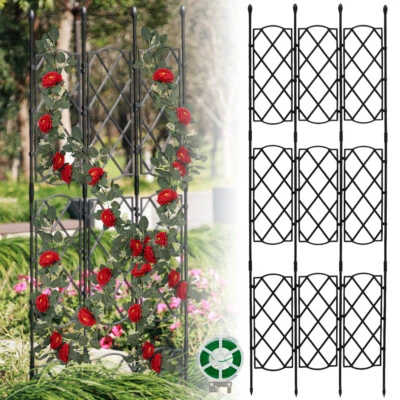 Plant Trellis Frame Sturdy Garden Trellis for Climbing Plants Outdoor YD