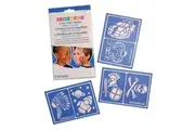Snazaroo Face Paint Stencil Boy - Adventure (Blue) (One Size)
