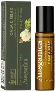 AUSGANICA Organic Roll-On Calm & Relax with Lavender & Marjoram 14ml