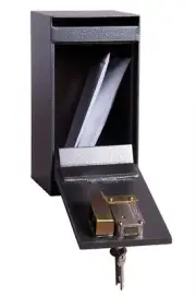 ✔ HOLLON HDS-01K DEPOSITORY SAFE TWO KEY UL-B RATED | AUTHORIZED DEALER ✔