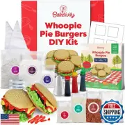 Baketivity Whoopie Pie Burgers Baking Kit for Kids - Kids Baking Set - Real C