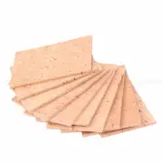 10PCS Professioanl Natural Sax Saxophone Neck Cork Sheet For Saxophone 2mm
