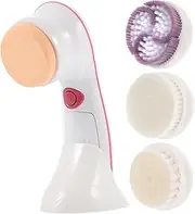Generic Electric Washing Machine Cleaning Brush Face Pore Cleaner Tool Facial Brush Toothbrush Hydrating Cleaner Bathroom Scrubber Cleansing Skin Care Pad Abs Pink