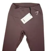 Gymshark Leggings Training Cropped Athletic Fitness Rose Taupe Women XS NWT