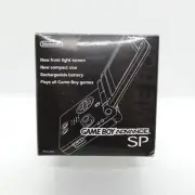 Nintendo Gameboy Advance SP GBA AGS-001 Black Handheld Game Console Unused Japan
