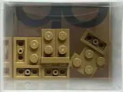 LEGO Parts - Dark Tan Plate 1 x 2 - No 3023 - QTY 10
